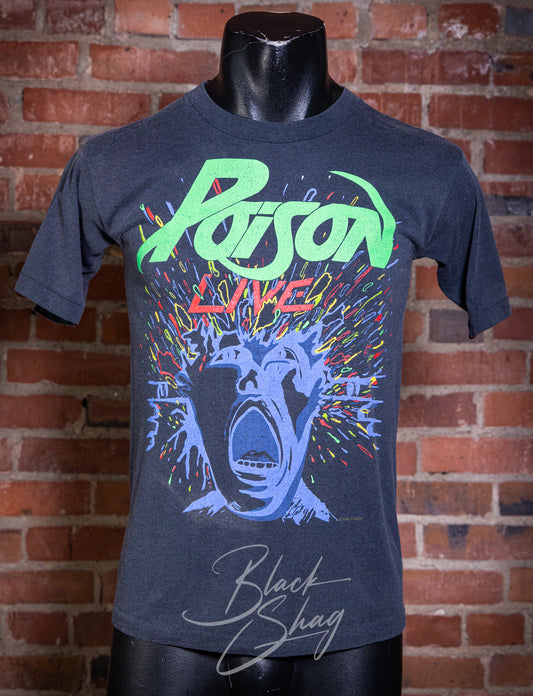 Vintage 1988 Poison Live Concert T Shirt Small
