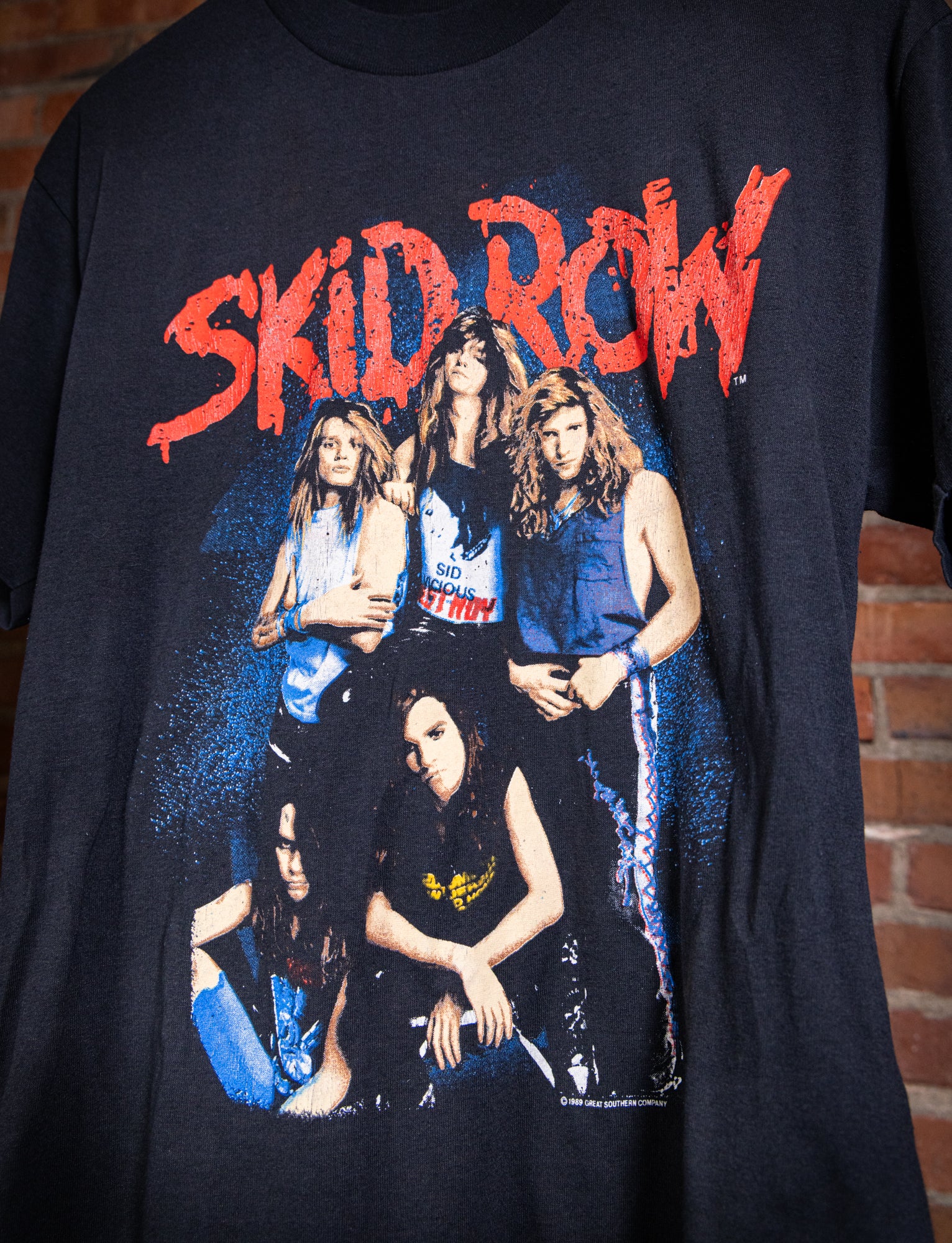 Vintage 1989 Skid Row Piece of Me Concert T Shirt Small