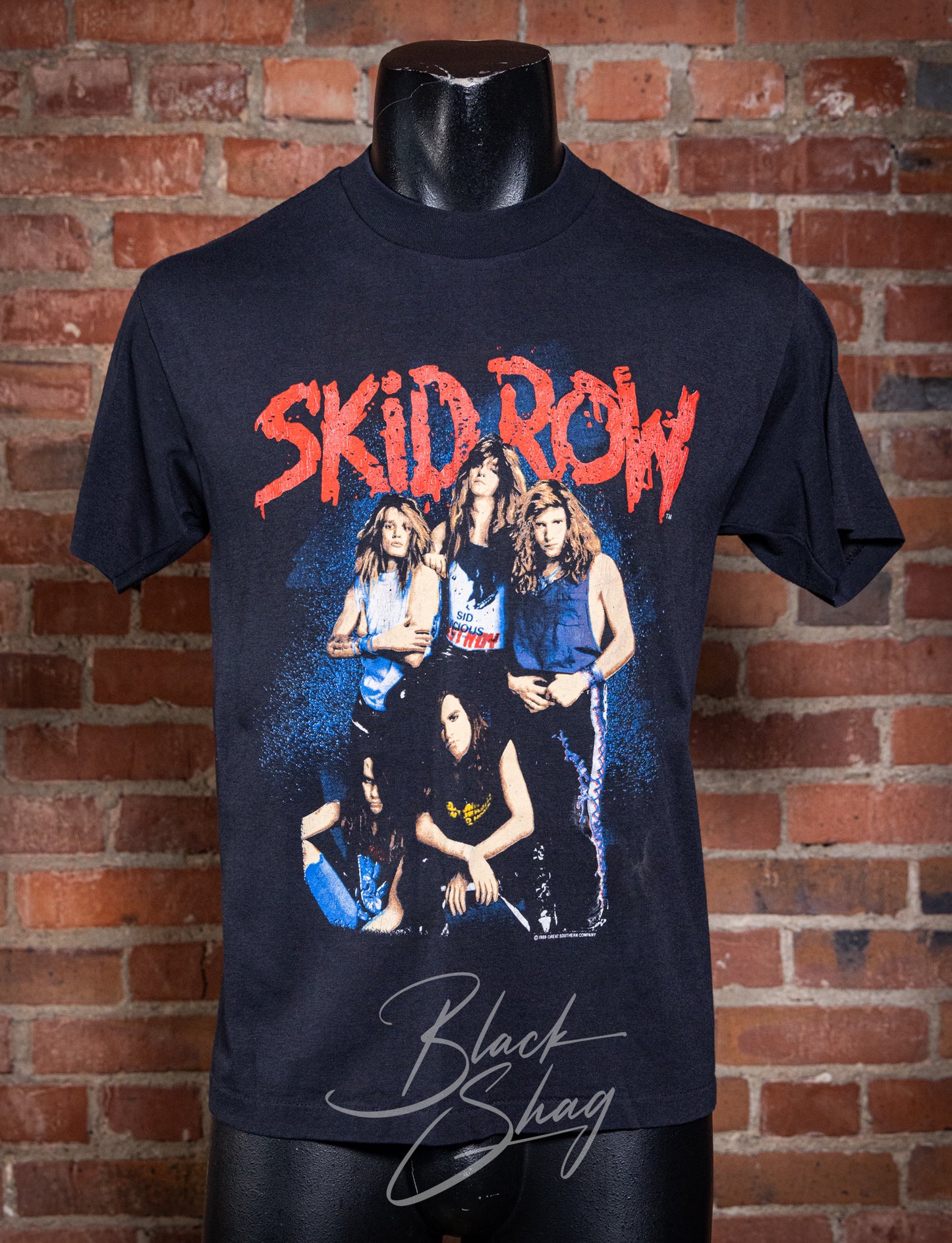 Vintage 1989 Skid Row Piece of Me Concert T Shirt Small