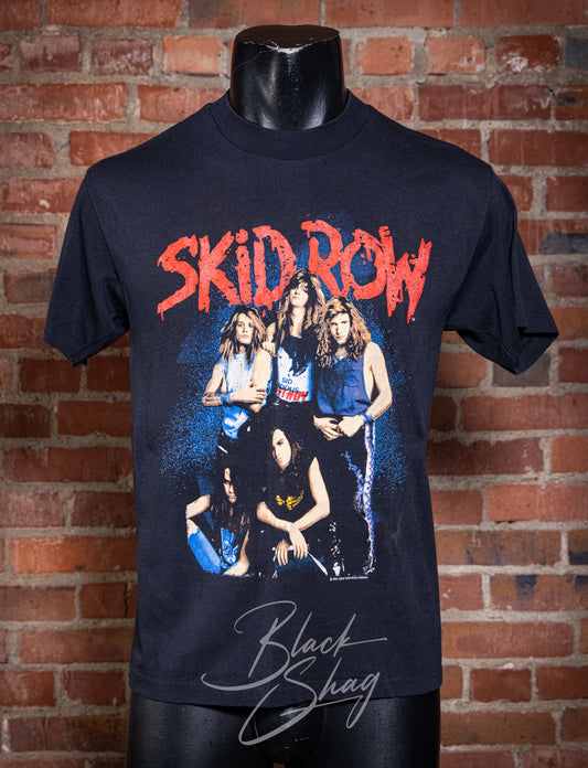 Vintage 1989 Skid Row Piece of Me Concert T Shirt Small