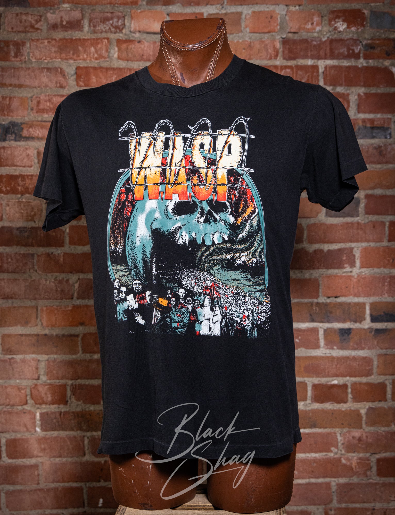 Vintage 1989 WASP Headless European Tour Concert T Shirt Large