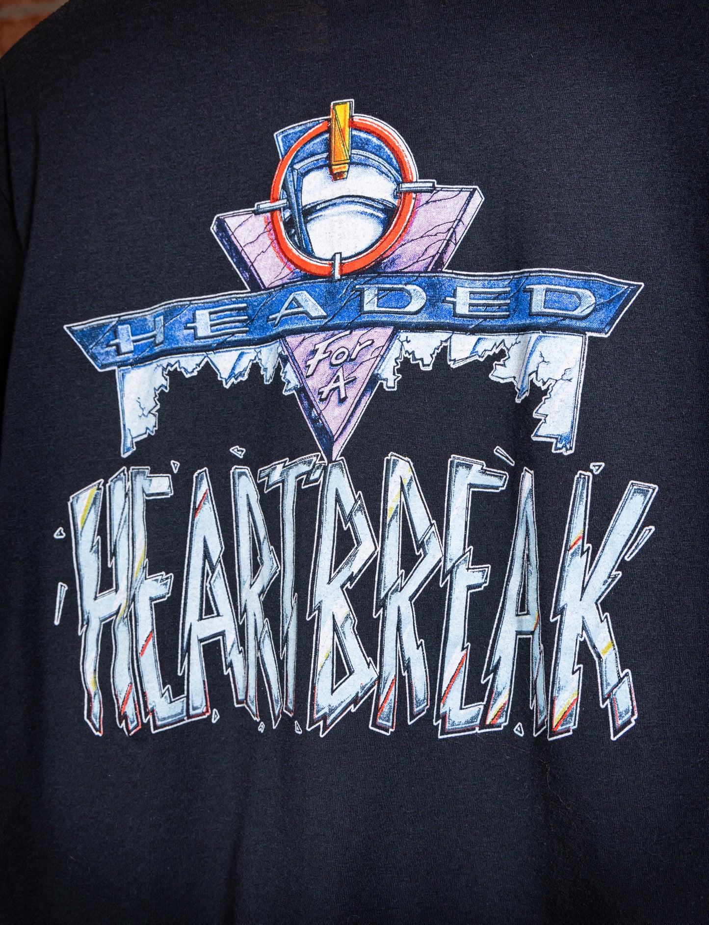 Vintage 1989 Winger Headed for a Heartbreak Concert T Shirt Small