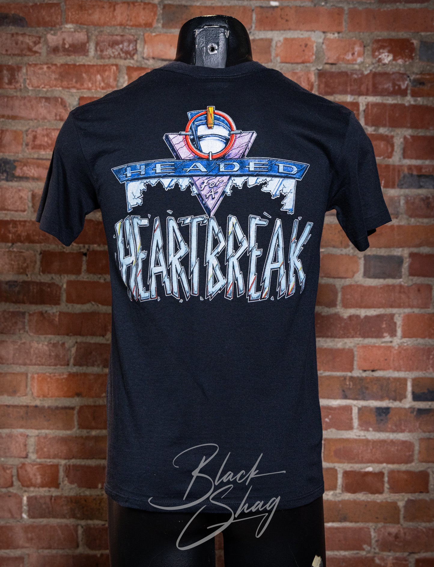 Vintage 1989 Winger Headed for a Heartbreak Concert T Shirt Small