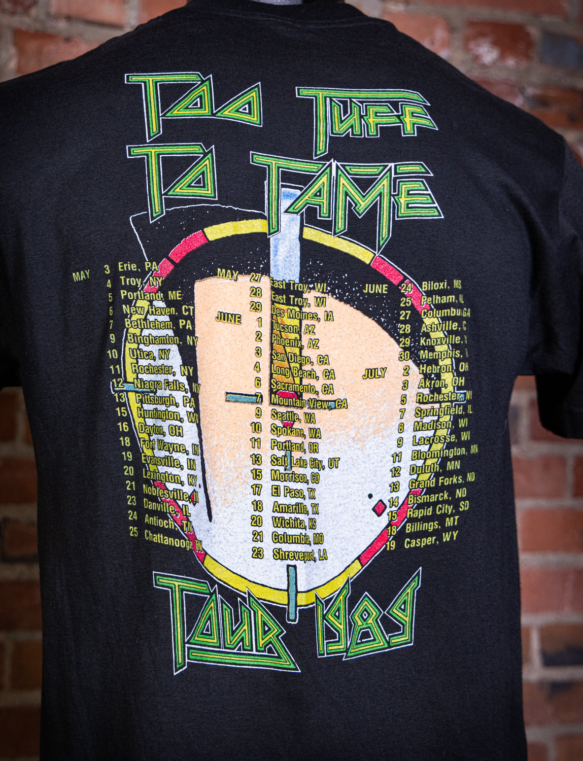 Vintage 1989 Winger Too Tuff to Tame Concert T Shirt Medium