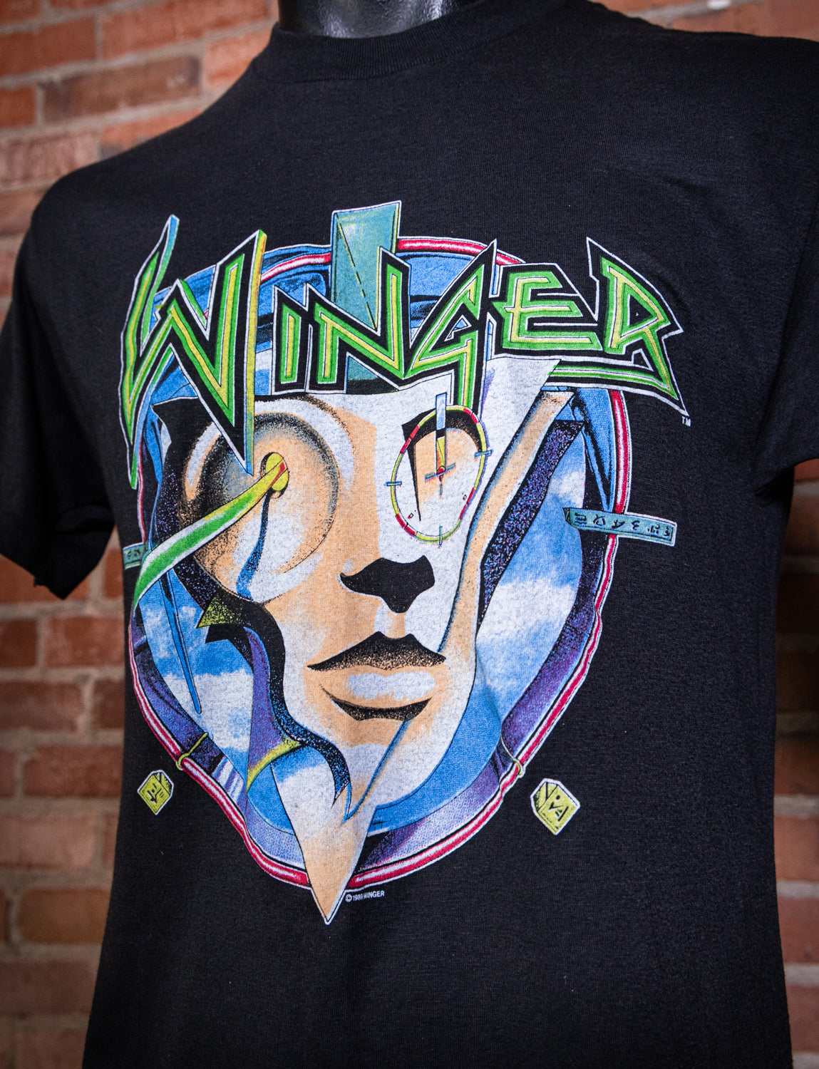 Vintage 1989 Winger Too Tuff to Tame Concert T Shirt Medium