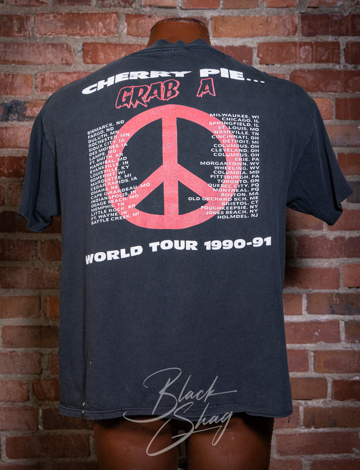 Vintage 1990-91 Warrant Blood Sweat and Beers Concert T Shirt XL