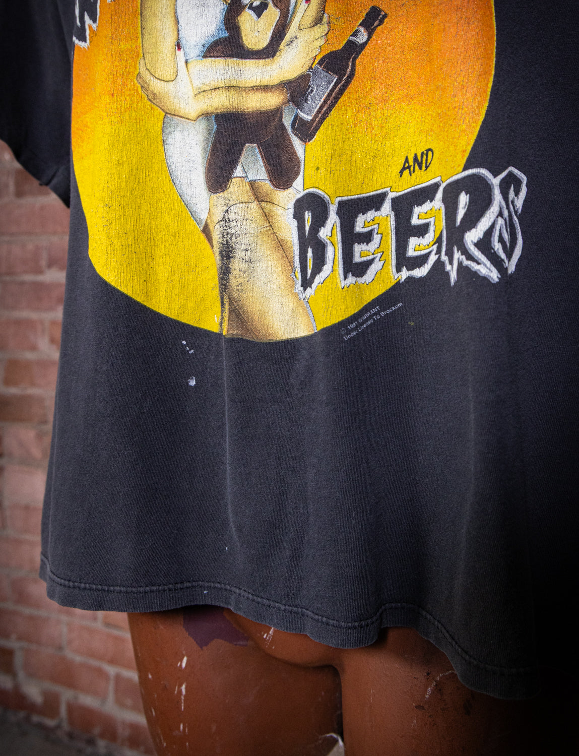 Vintage 1990-91 Warrant Blood Sweat and Beers Concert T Shirt XL