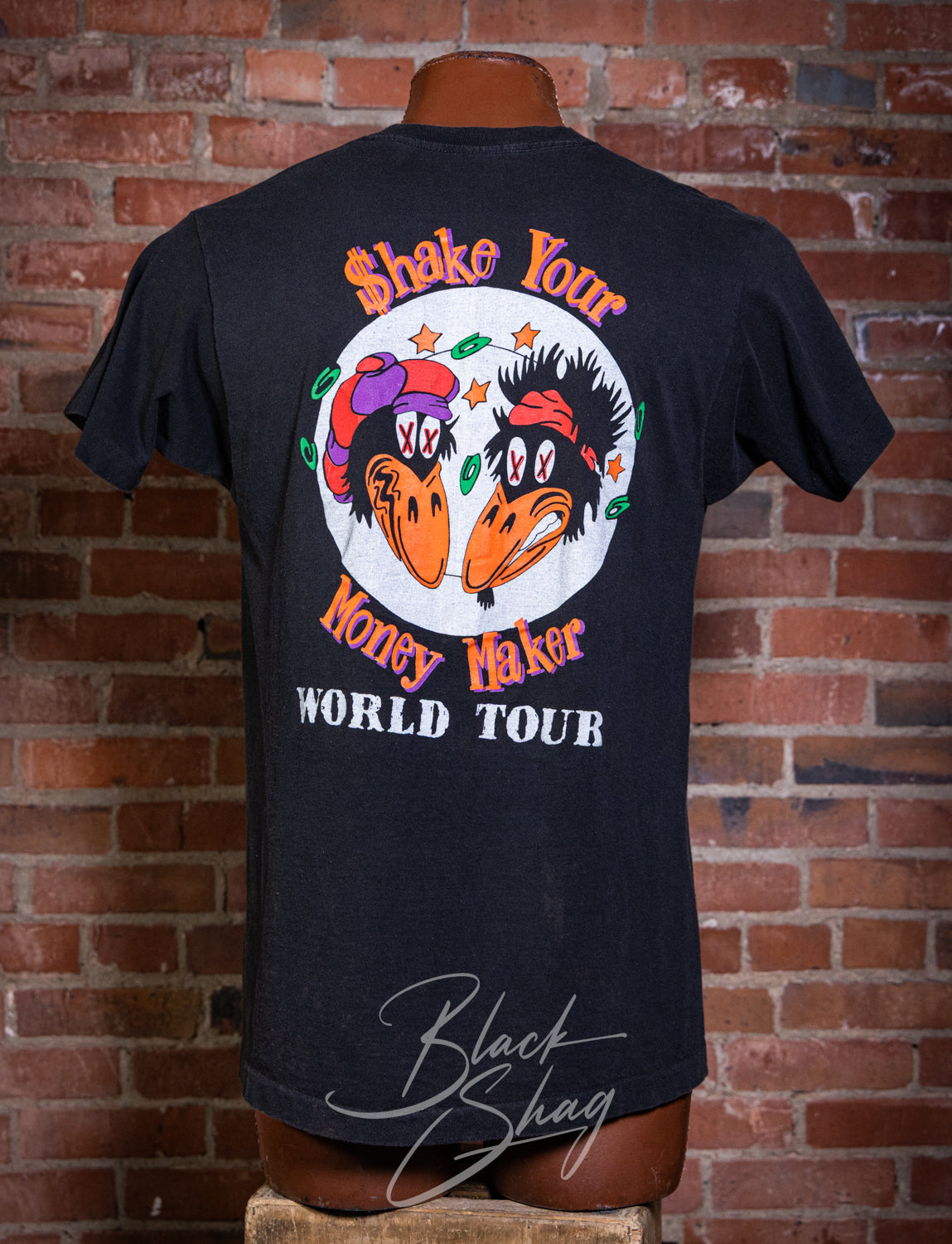 Vintage 1990 Black Crowes Shaker Your Money Maker World Tour Concert T Shirt Large
