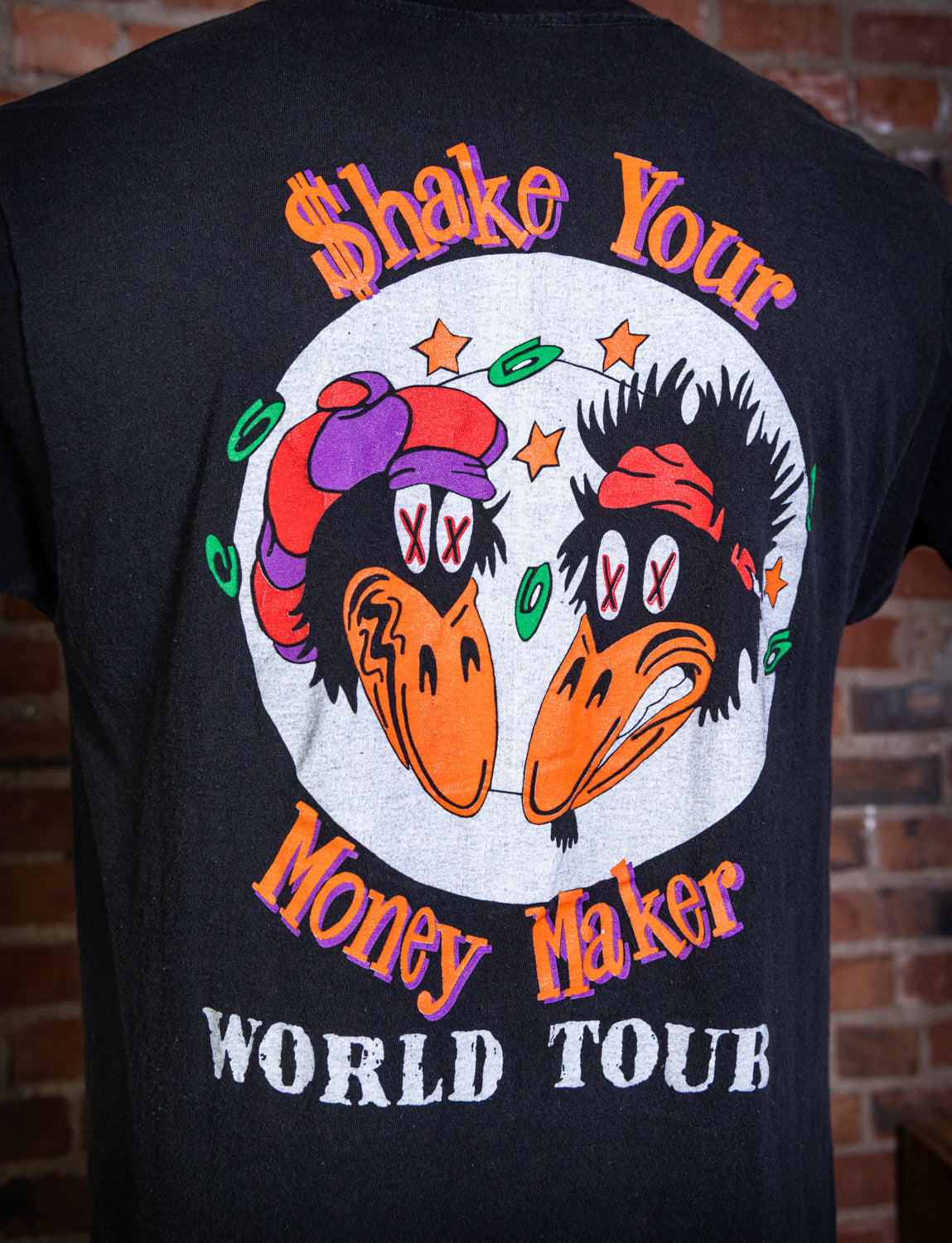 Vintage 1990 Black Crowes Shaker Your Money Maker World Tour Concert T Shirt Large