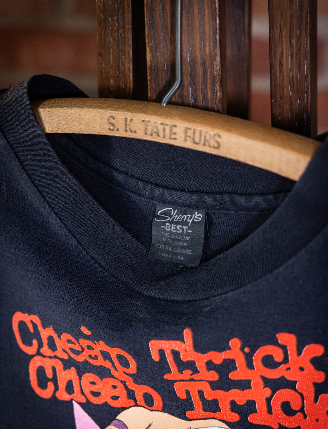 Vintage 1990 Cheap Trick Busted Tour Concert T Shirt XL – Black
