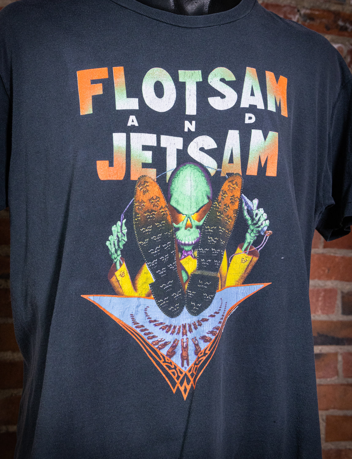 Vintage 1990 Flotsam and Jetsam Suffer the Masses Concert T Shirt XL