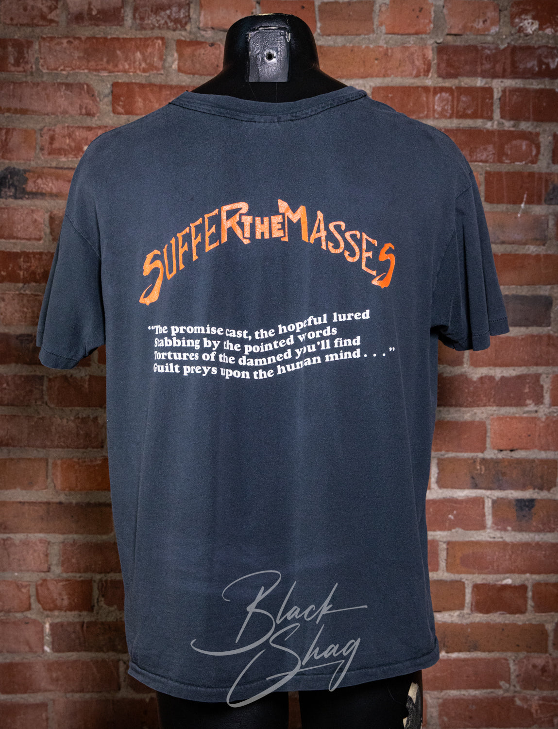 Vintage 1990 Flotsam and Jetsam Suffer the Masses Concert T Shirt XL