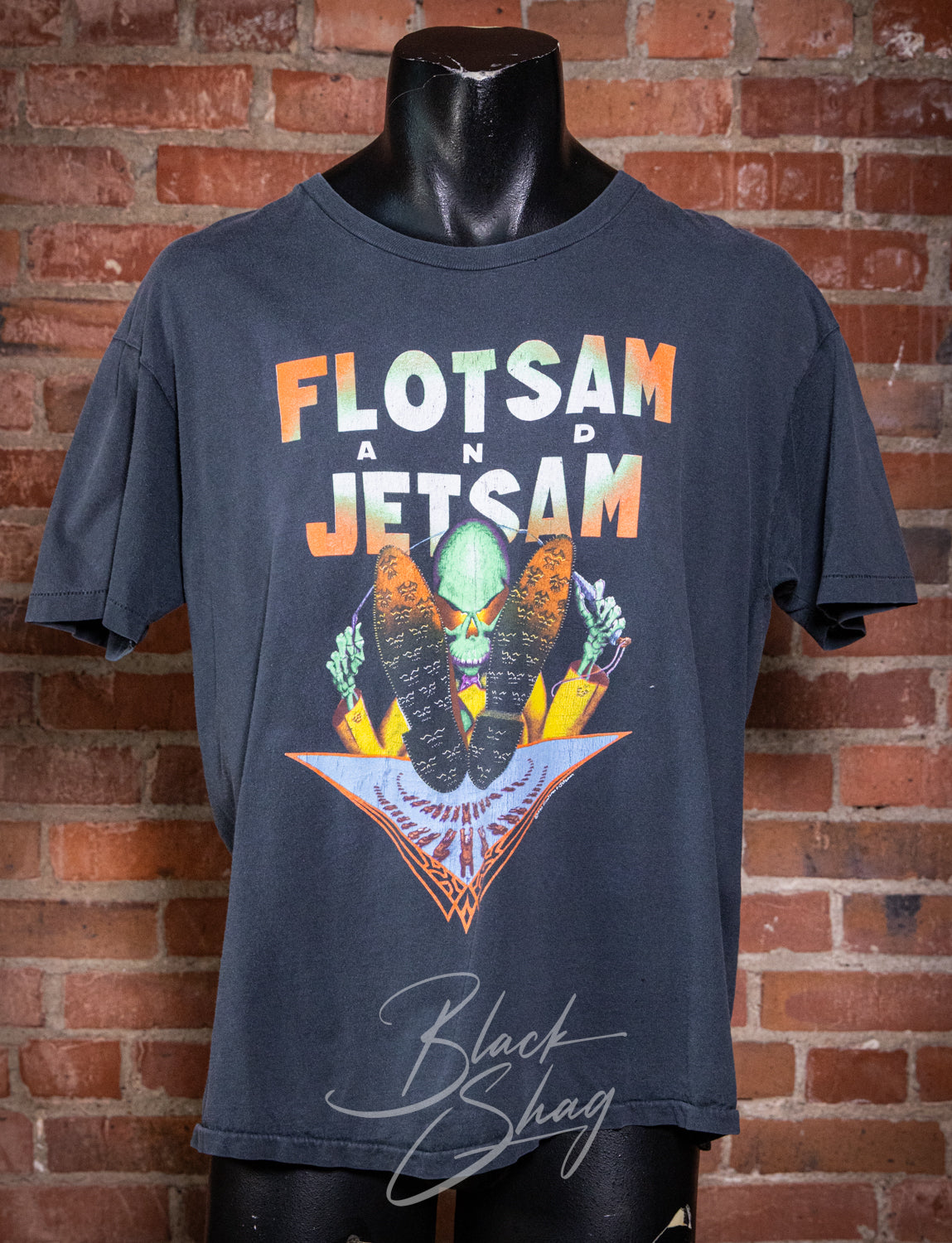 Vintage 1990 Flotsam and Jetsam Suffer the Masses Concert T Shirt XL