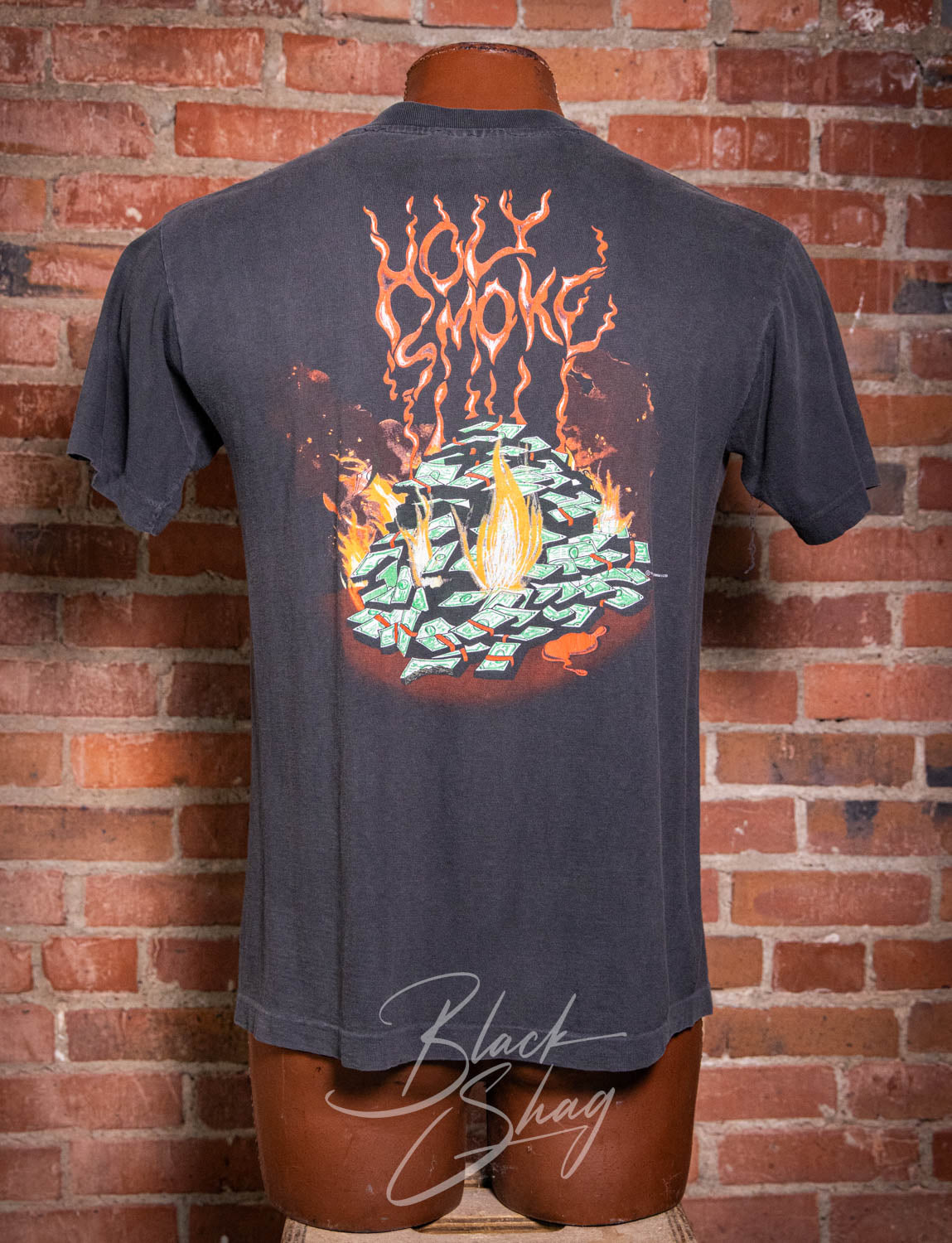Vintage 1990 Iron Maiden Holy Smoke Concert T Shirt Large