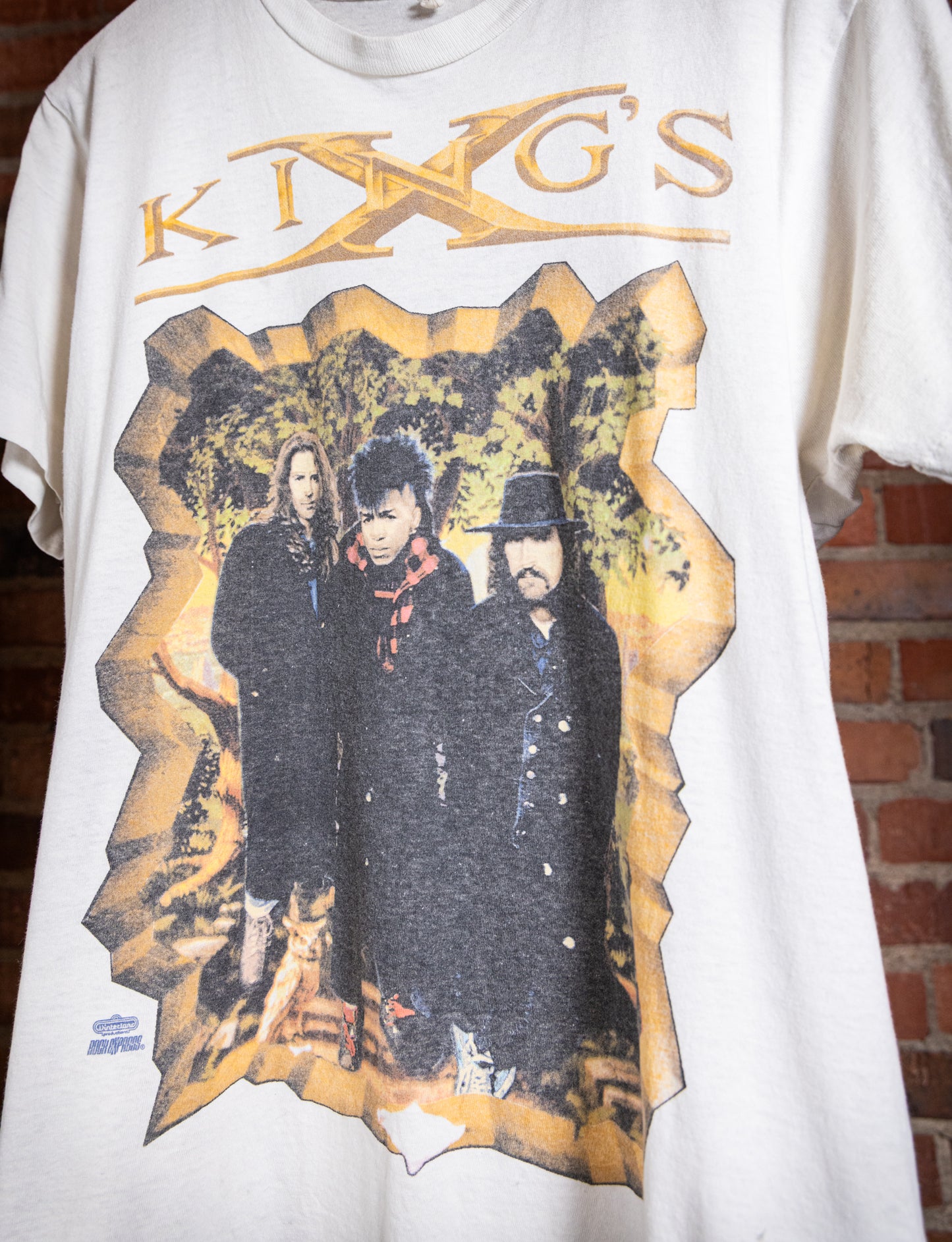 Vintage 1990 Kings X Faith Hope Love Concert T Shirt Small