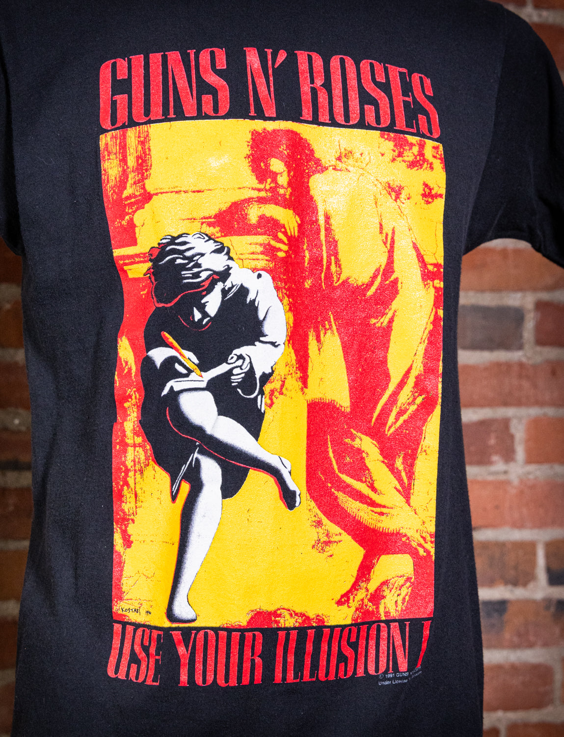 Vintage 1991 Guns N' Roses Use Your Illusion 1 Concert T Shirt Medium