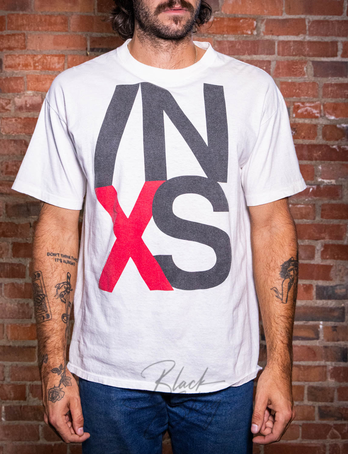 Vintage 1991 INXS Tour Concert T Shirt XL