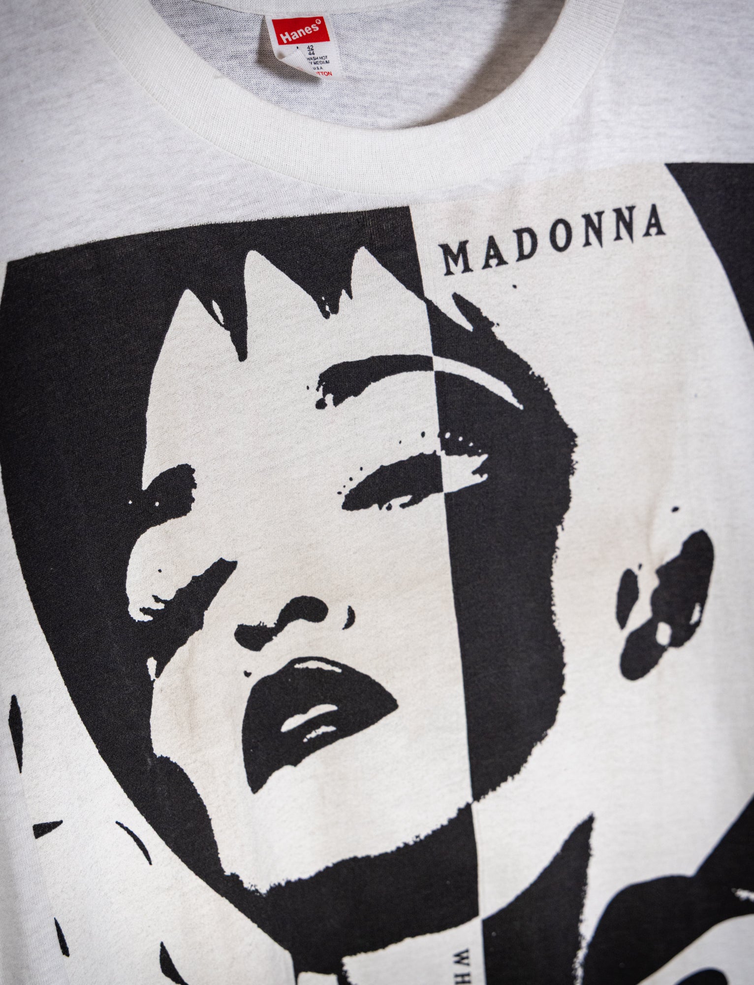 90s マドンナ vtg tシャツ MADONNA 1991 アート ART Vintage 1991 Madonna What A Body of Work Concert T Shirt Large