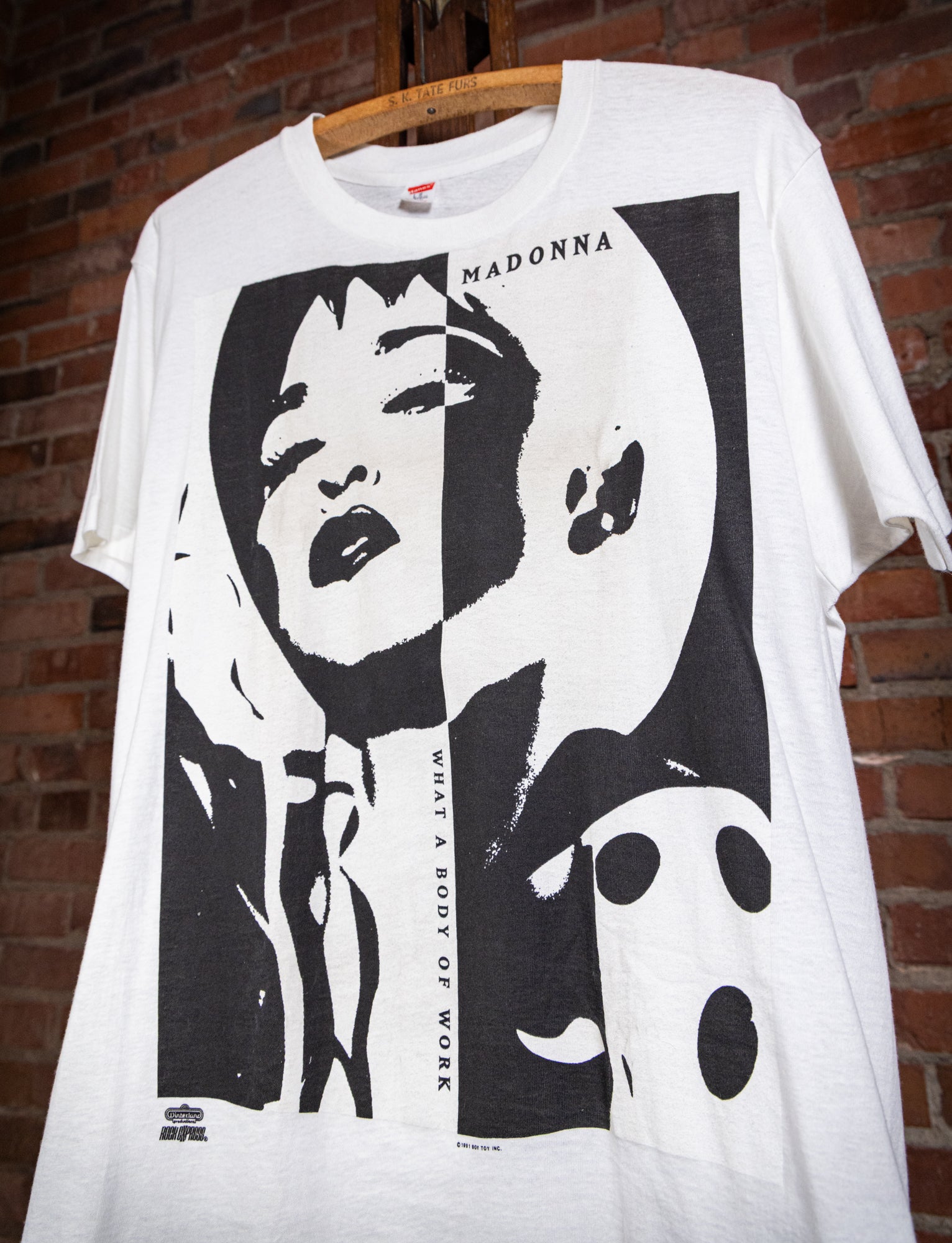 Vintage 1991 Madonna What A Body of Work Concert T Shirt Large