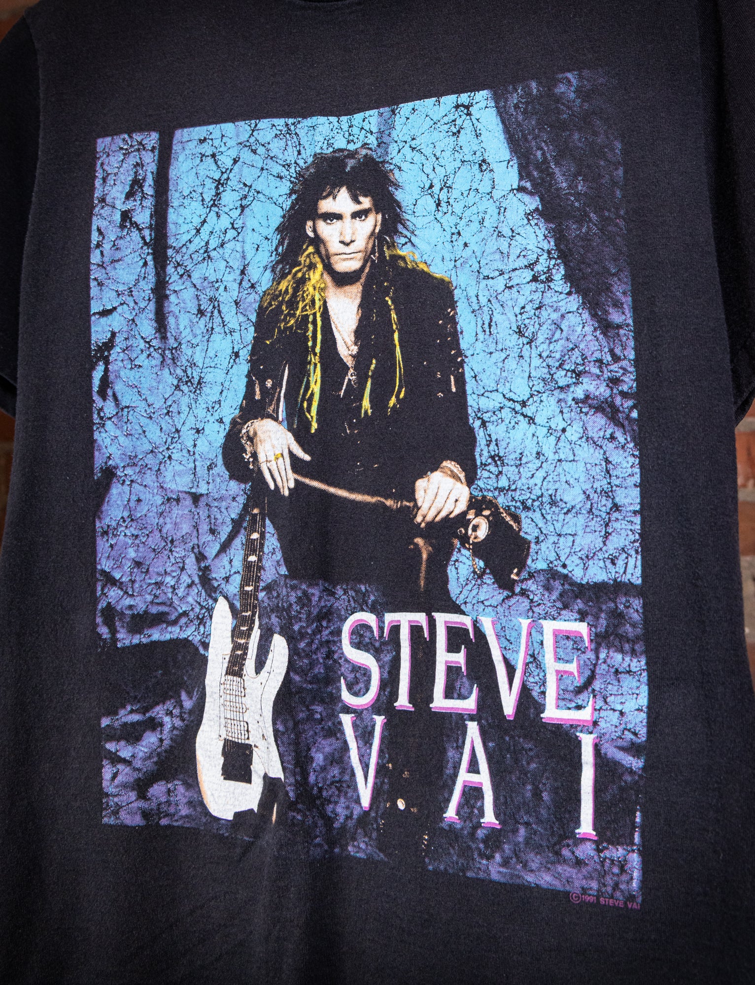 Vintage 1991 Steve Vai Passion and Warfare Concert T Shirt Small