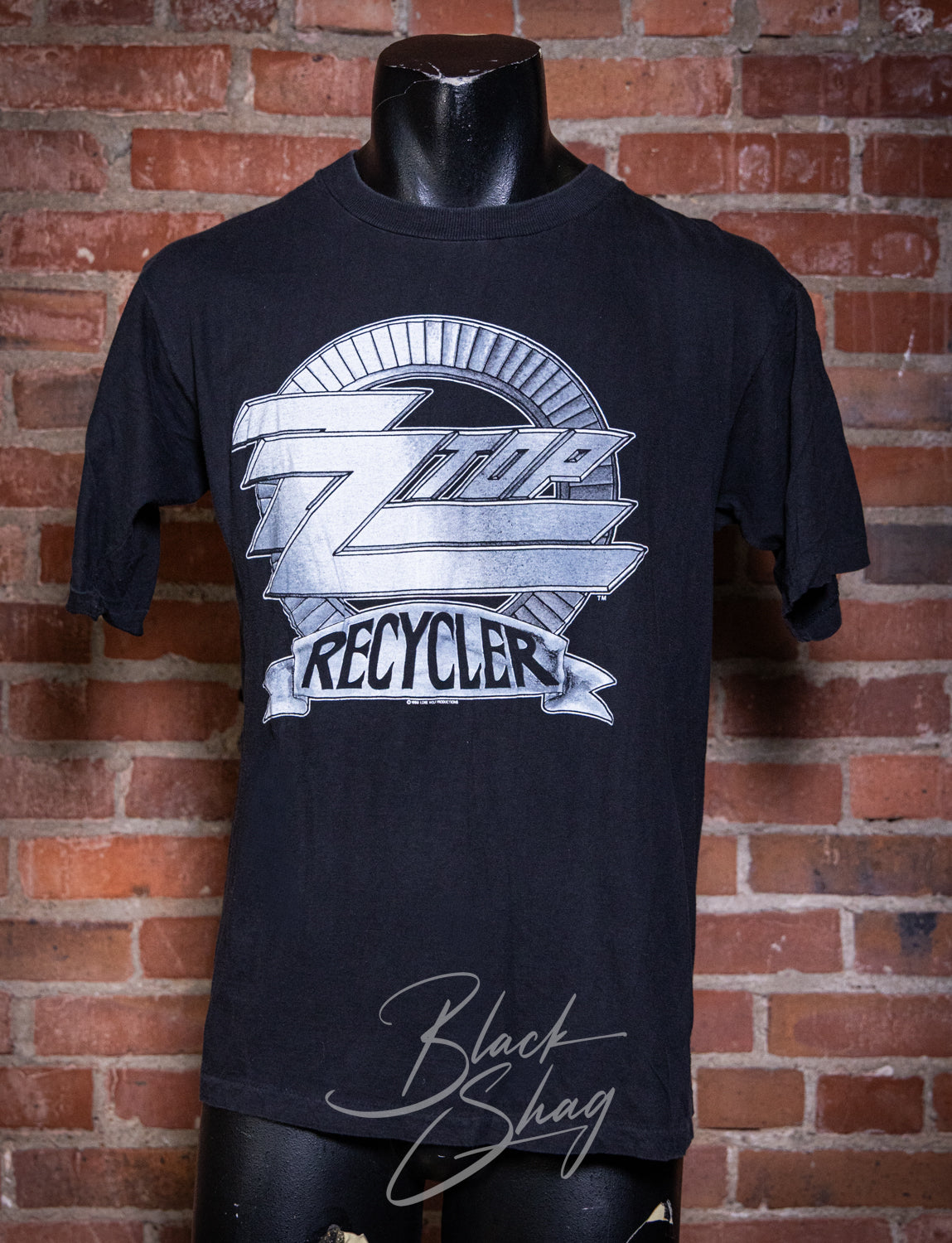 Vintage 1991 ZZ Top Miller Lite Recycler Tour Concert T Shirt Medium
