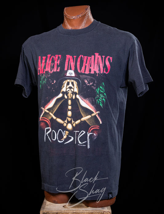Vintage 1993 Alice In Chains Rooster Concert T Shirt XL