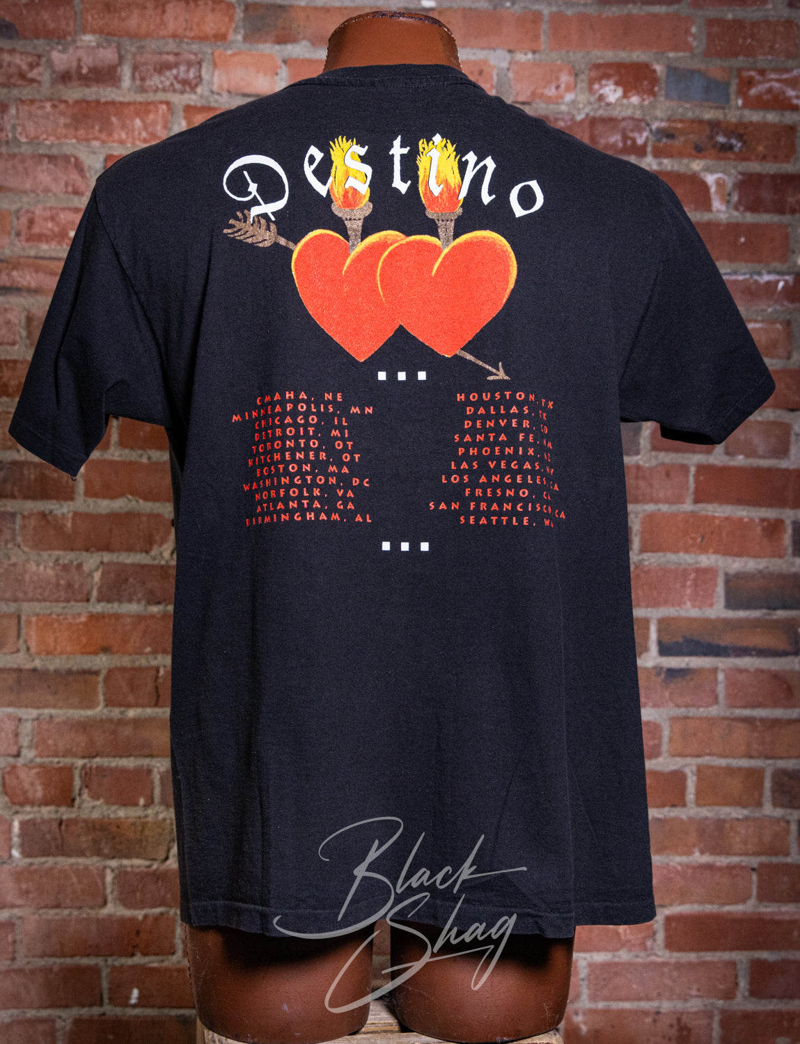Vintage 1993 Concrete Blonde Destino Concert T Shirt XL