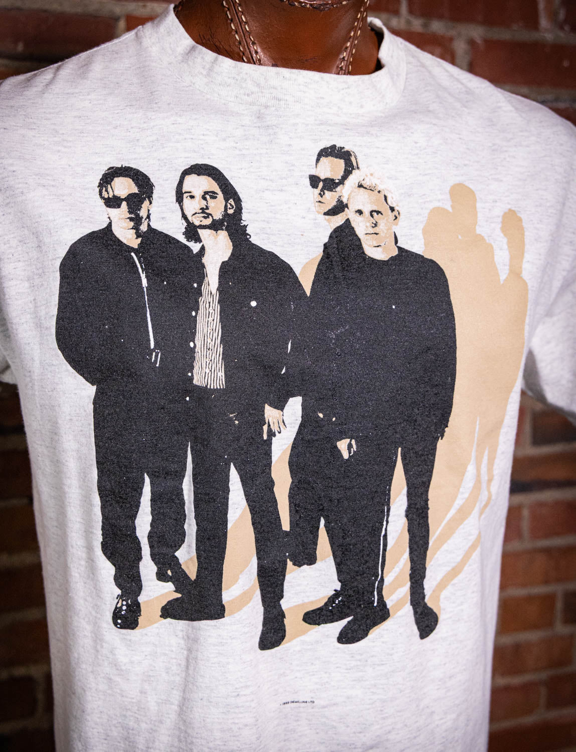Vintage 1993 Depeche Mode Heather Gray Concert T Shirt XL