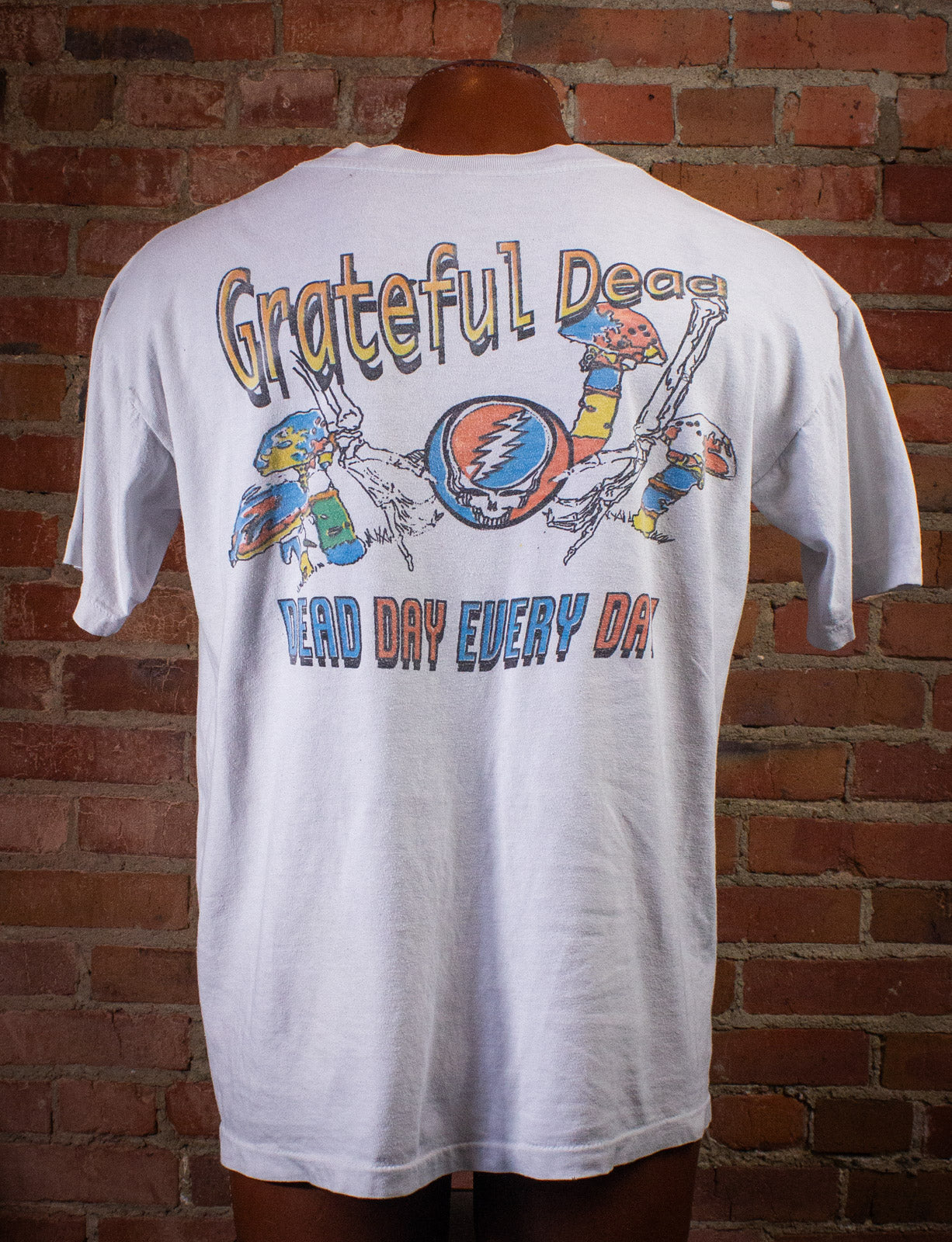 Vintage Grateful Dead Concert T Shirt Dead Day Every Day 1993 XL White
