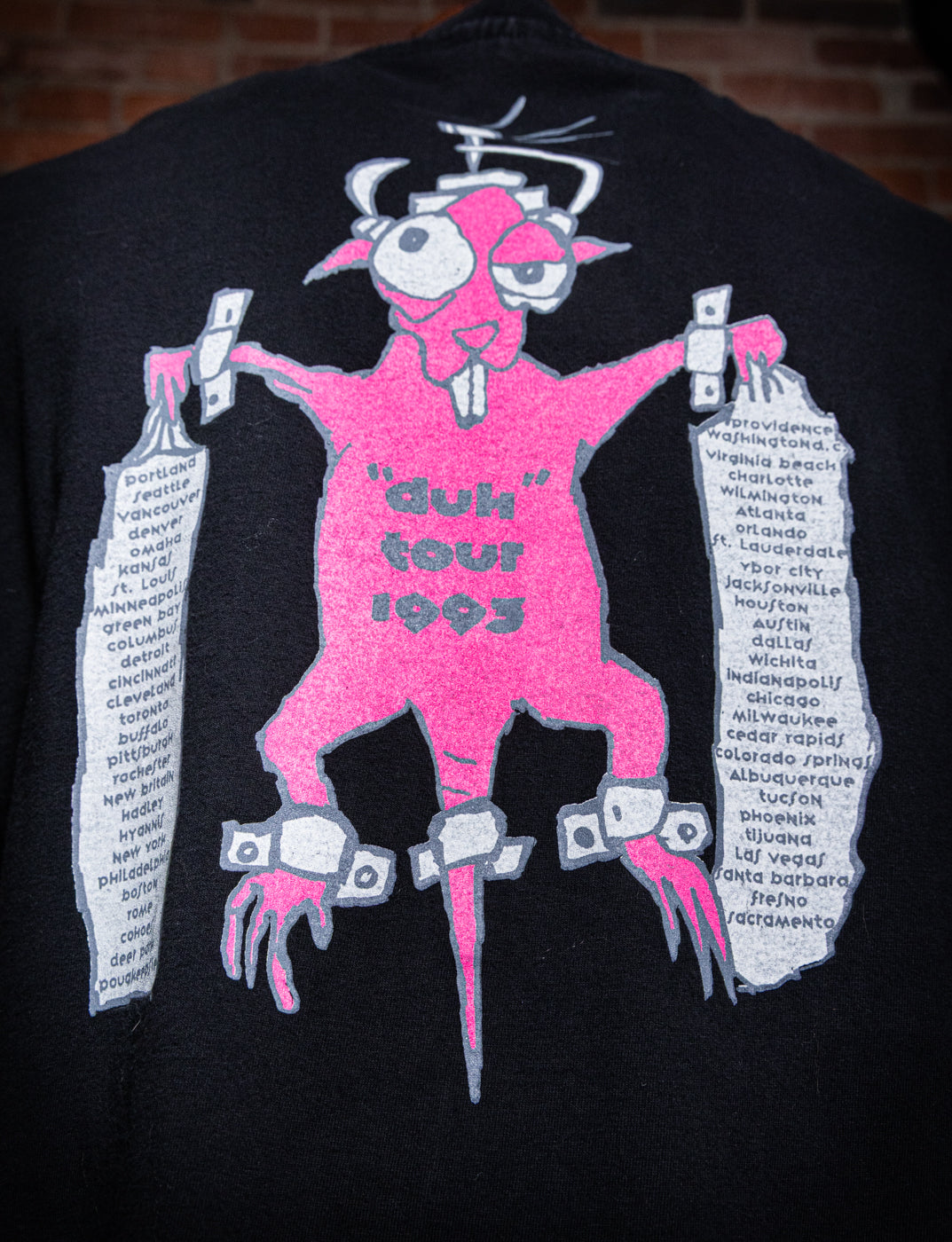 Vintage 1993 Green Jelly Duh Tour Concert T Shirt XL