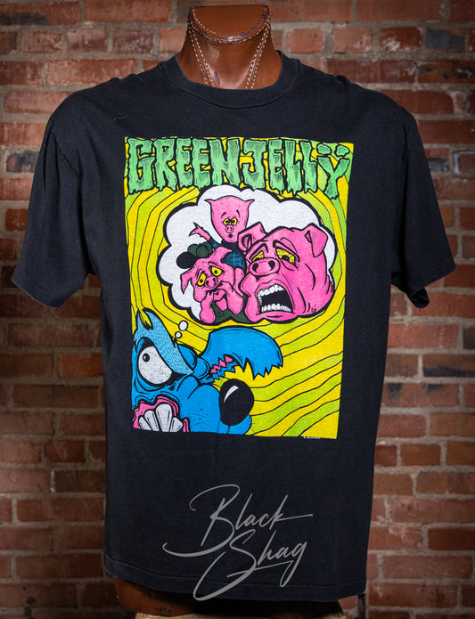 Vintage 1993 Green Jelly Duh Tour Concert T Shirt XL