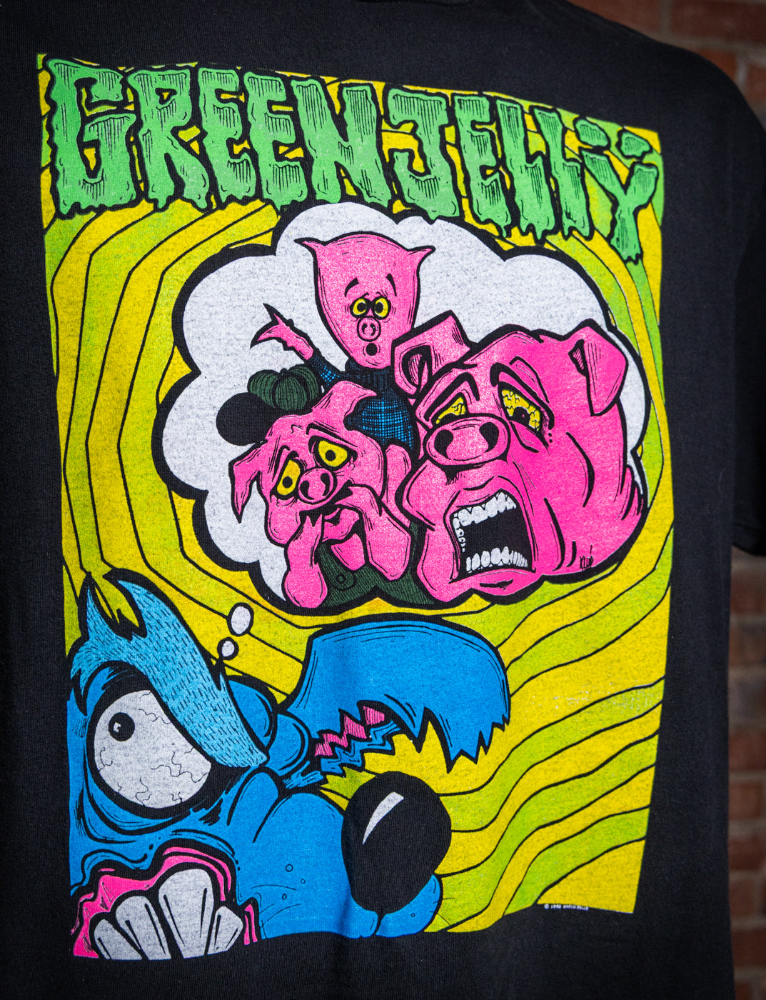 Vintage 1993 Green Jelly Duh Tour Concert T Shirt XL
