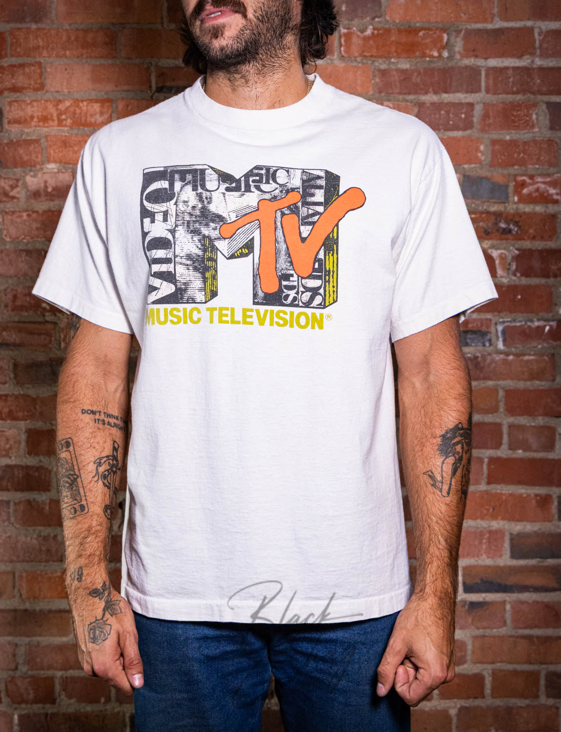 Vintage 1993 MTV Music Video Awards Graphic T Shirt XL