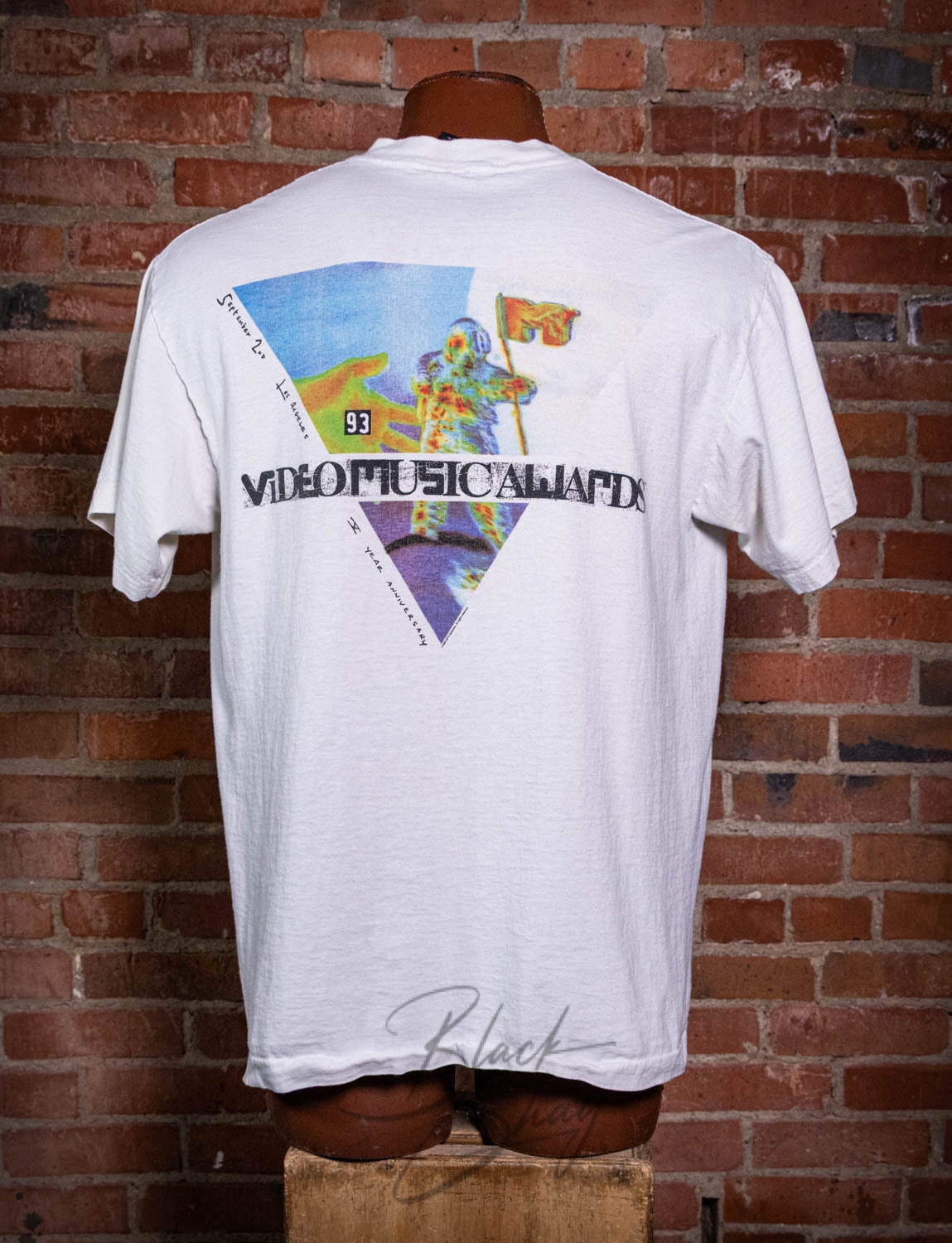 Vintage 1993 MTV Music Video Awards Graphic T Shirt XL
