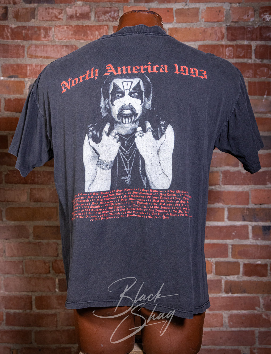 Vintage 1993 Mercyful Fate North America Tour Concert T Shirt XL