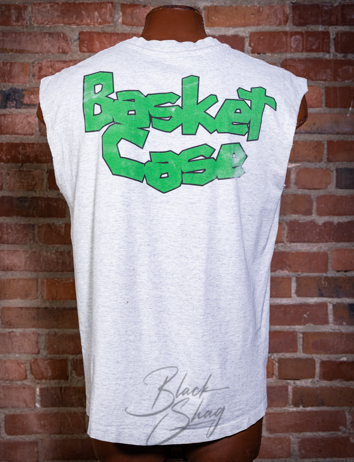 Vintage 1994 Green Day Basket Case Cut Off Concert T Shirt XL