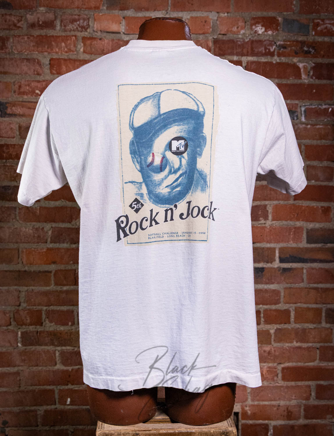 Vintage 1994 MTV Rock N Jock Graphic T Shirt XL