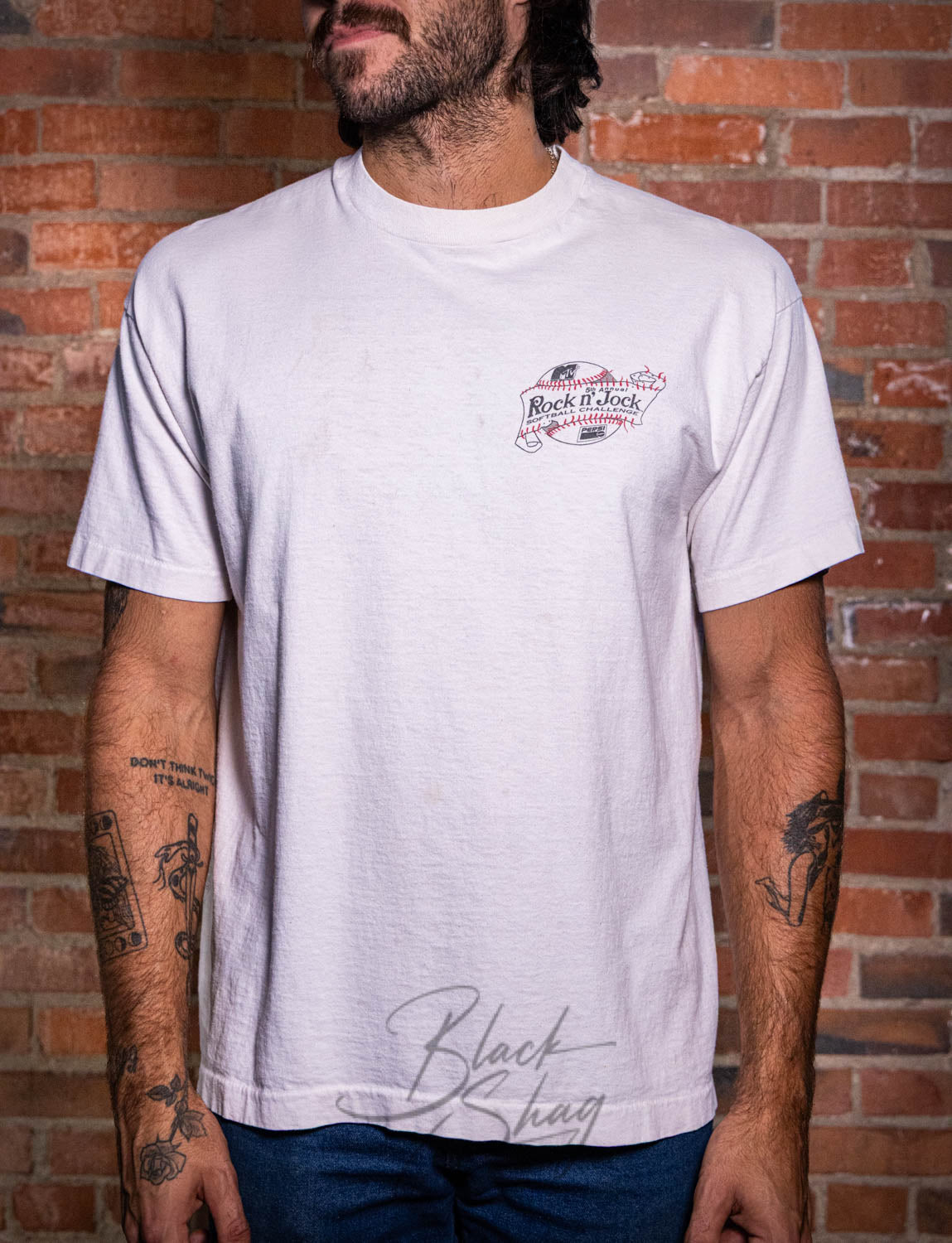 Vintage 1994 MTV Rock N Jock Graphic T Shirt XL