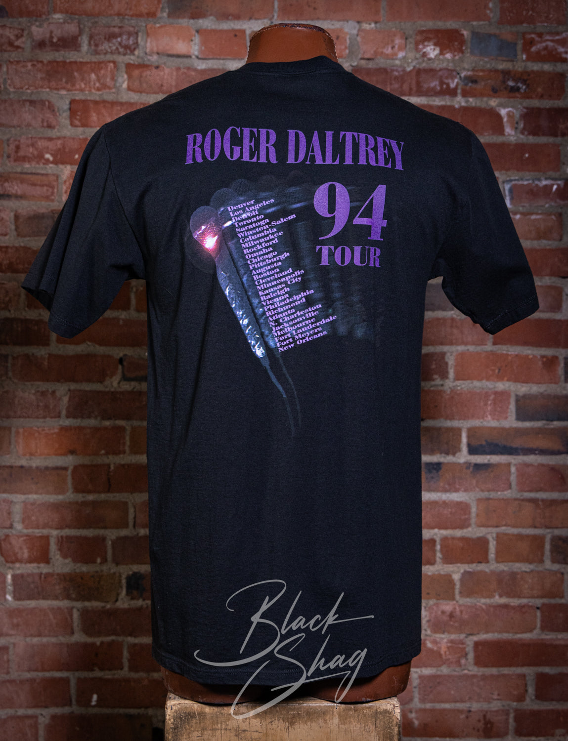 Vintage 1994 Roger Daltrey Concert T Shirt Large