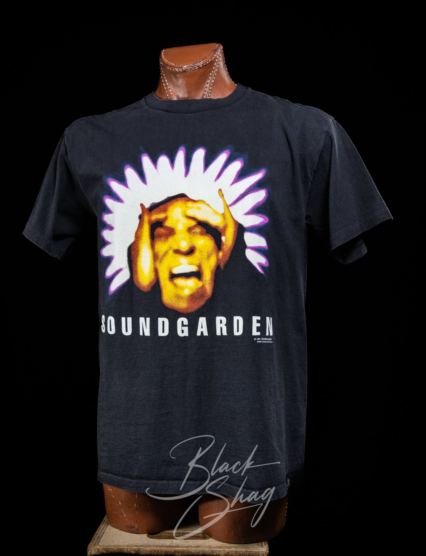 Vintage 1994 Soundgarden Black Hole Sun Concert T Shirt Large/XL