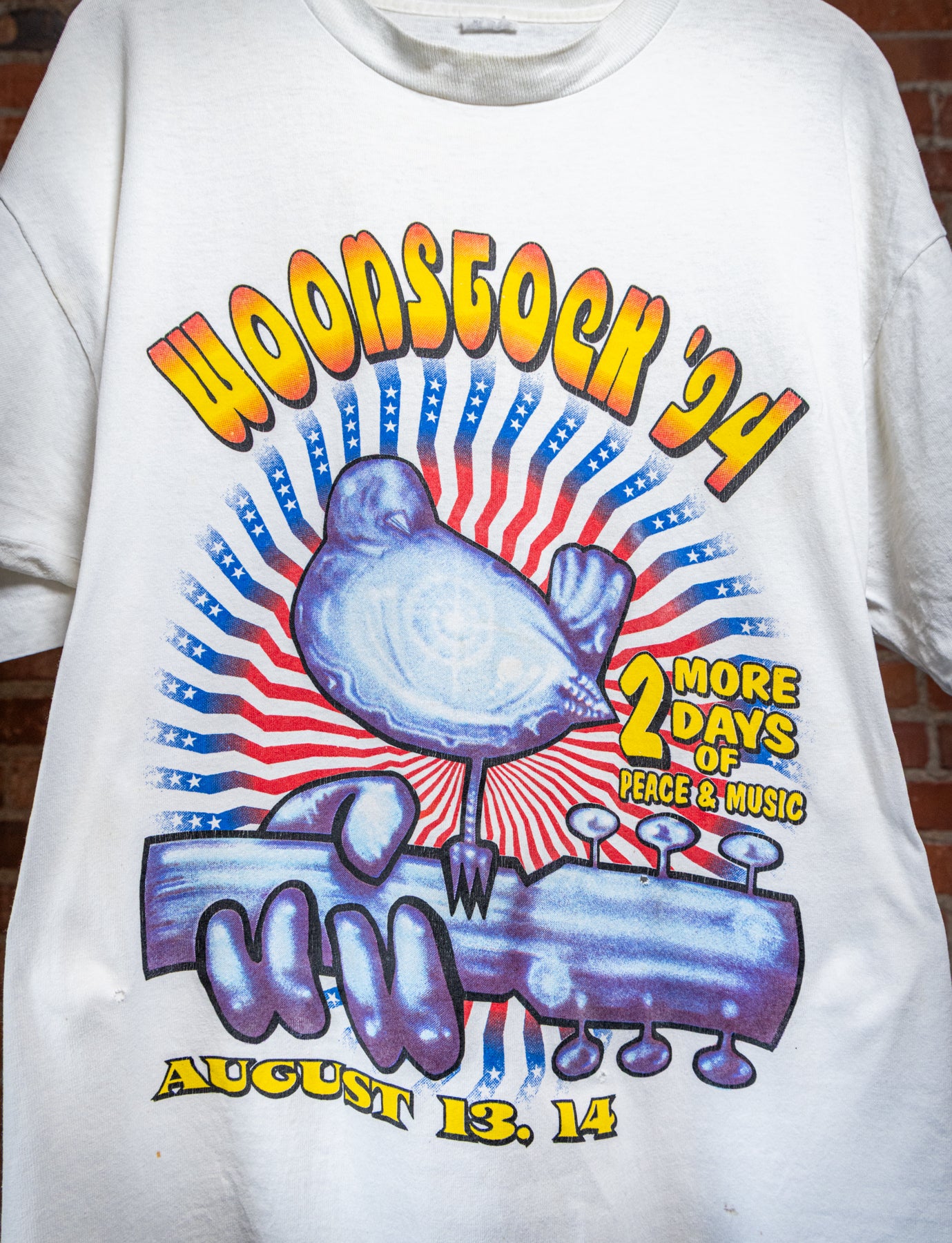 Vintage 1994 Woodstock Concert T Shirt XL – Black Shag Vintage