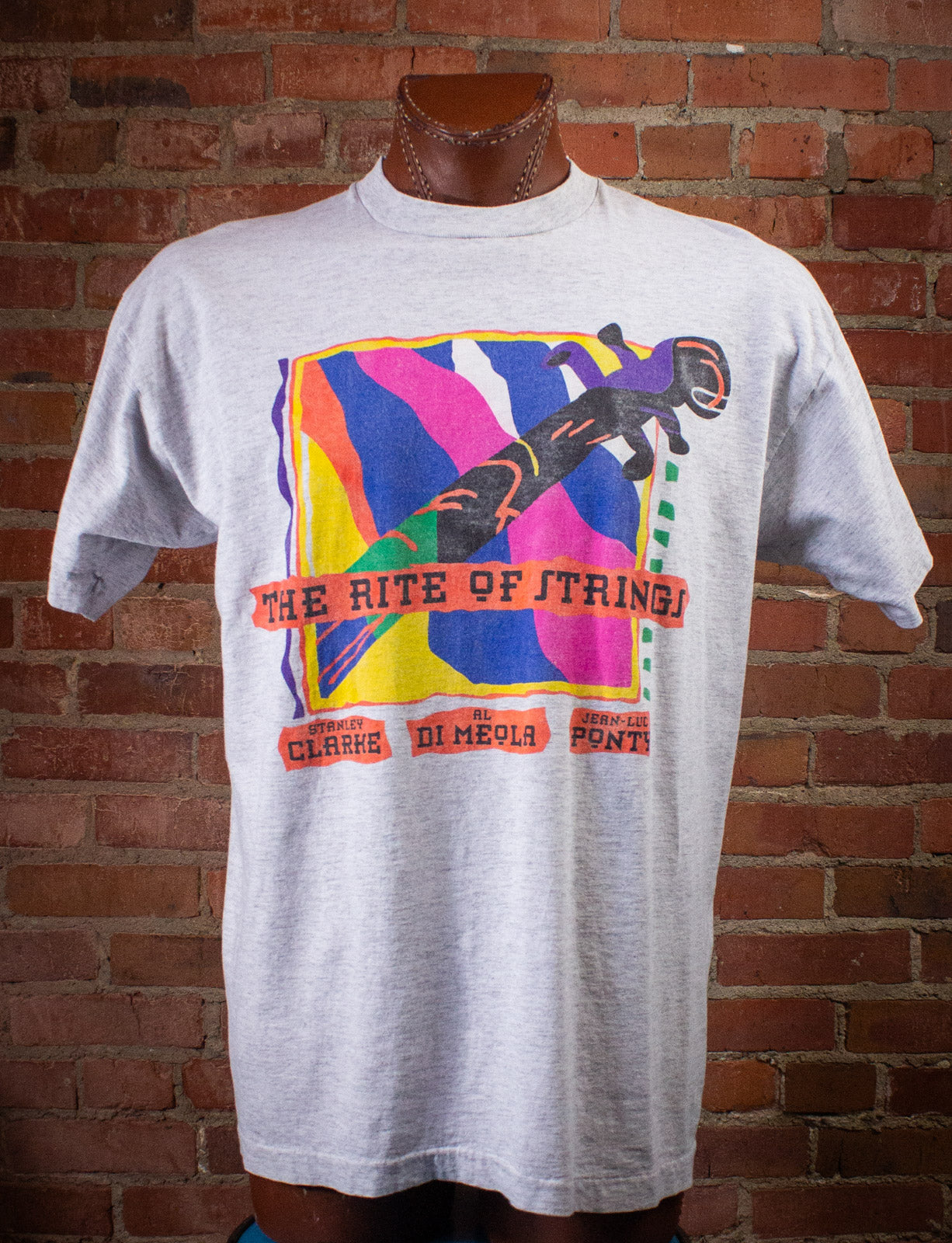 Vintage The Rite of Strings Concert T shirt 1995 Grey XL