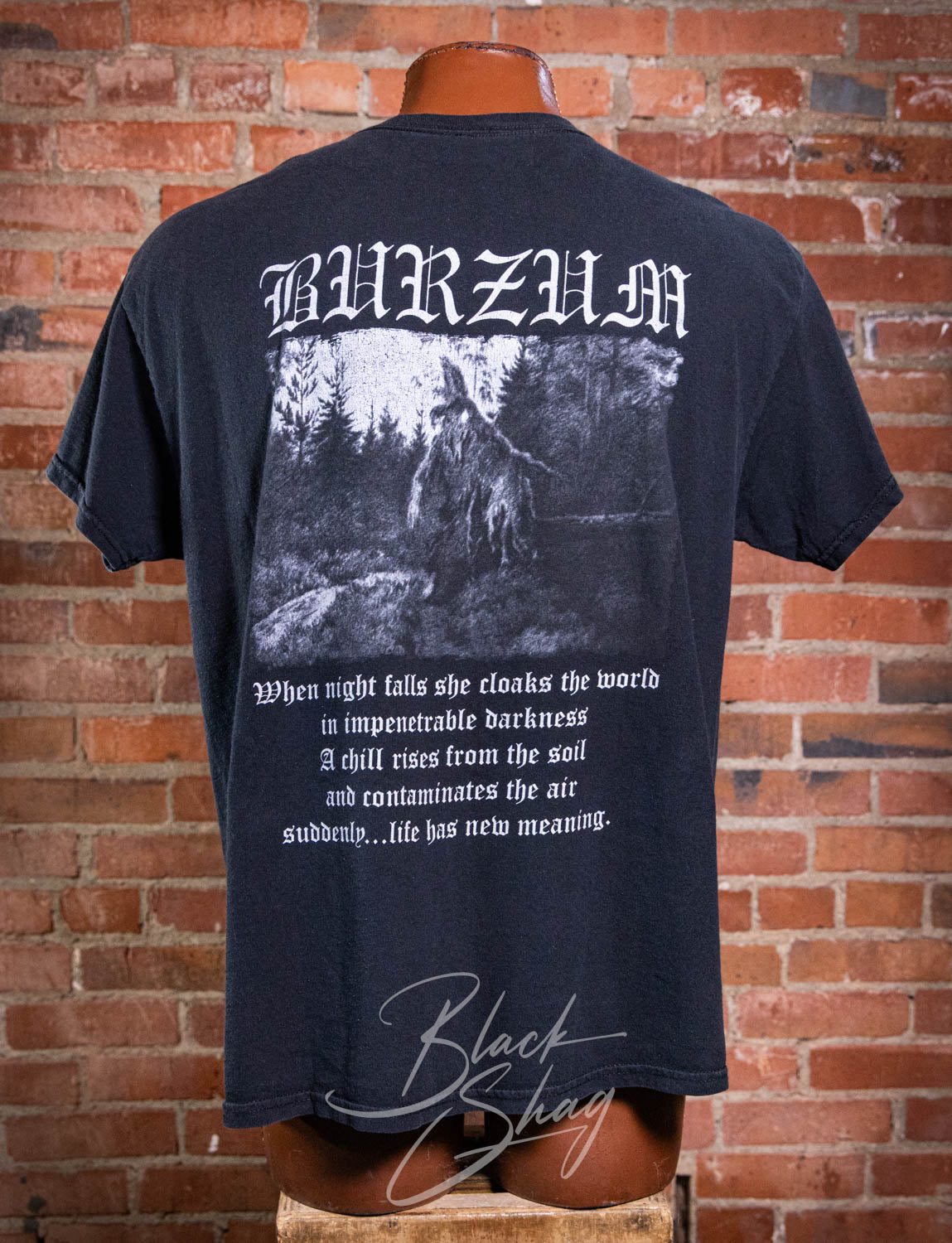 Vintage 1996 Burzum Filosofem Concert T Shirt XL