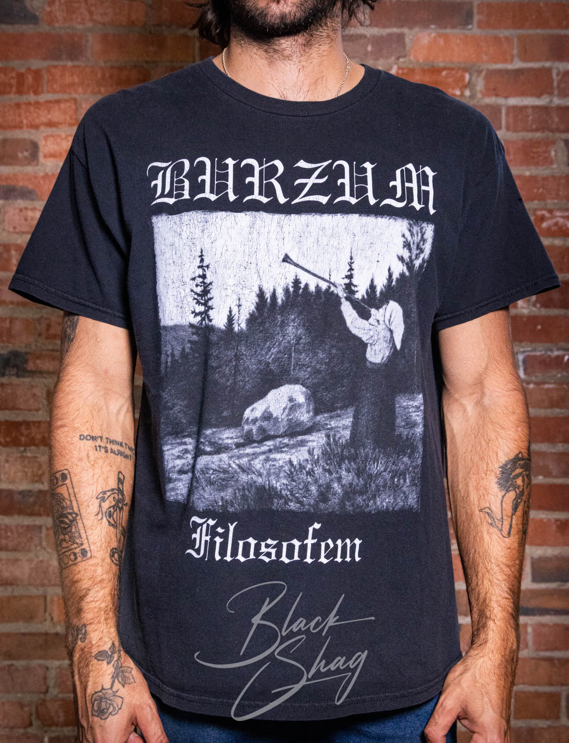 Vintage 1996 Burzum Filosofem Concert T Shirt XL