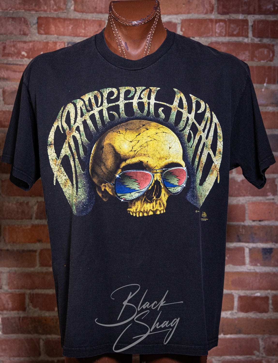 Vintage 1996 Grateful Dead Skull & Sunglasses Concert T Shirt XL