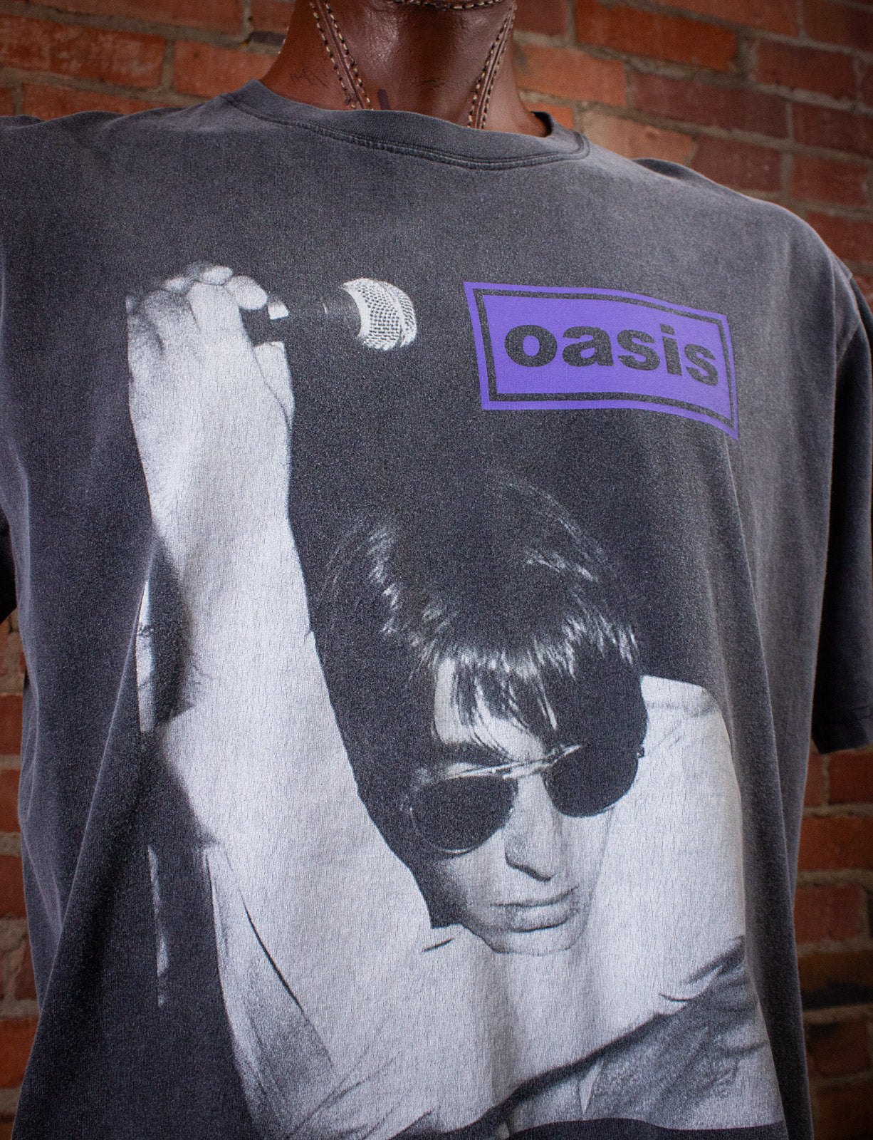 Vintage Oasis Dublin Concert T Shirt 1996 Grey XL