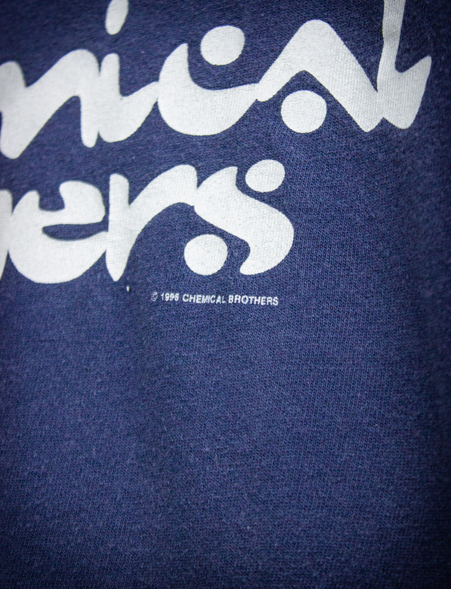 Vintage 1996 The Chemical Brothers Promo Ringer T Shirt Detail Shot