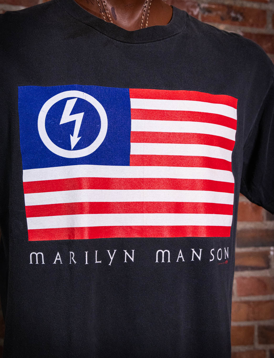 Vintage 1997 Marilyn Manson American Antichrist Concert T Shirt XL