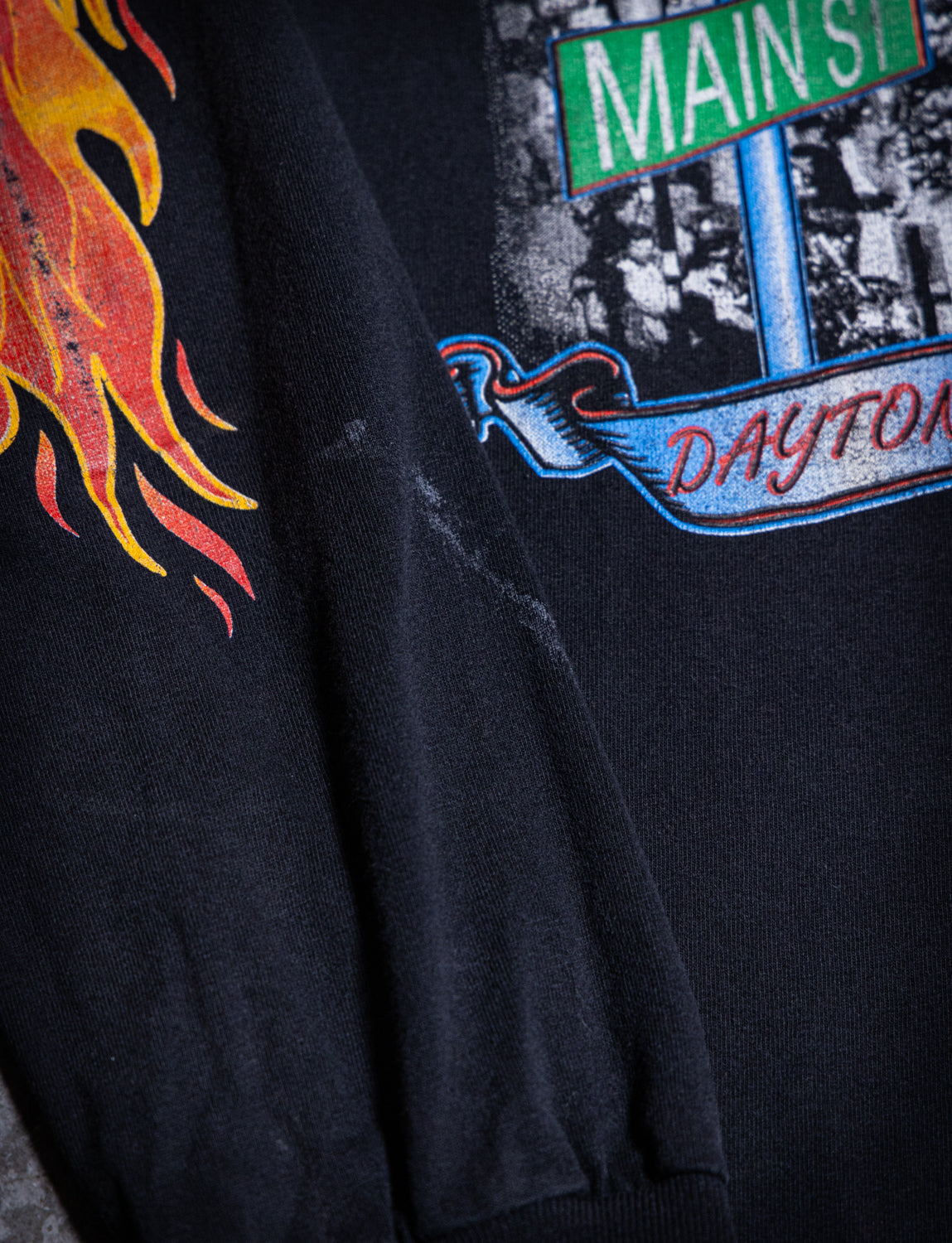 Vintage 1998 Bike Week Daytona Beach Long Sleeve Racing T Shirt Large