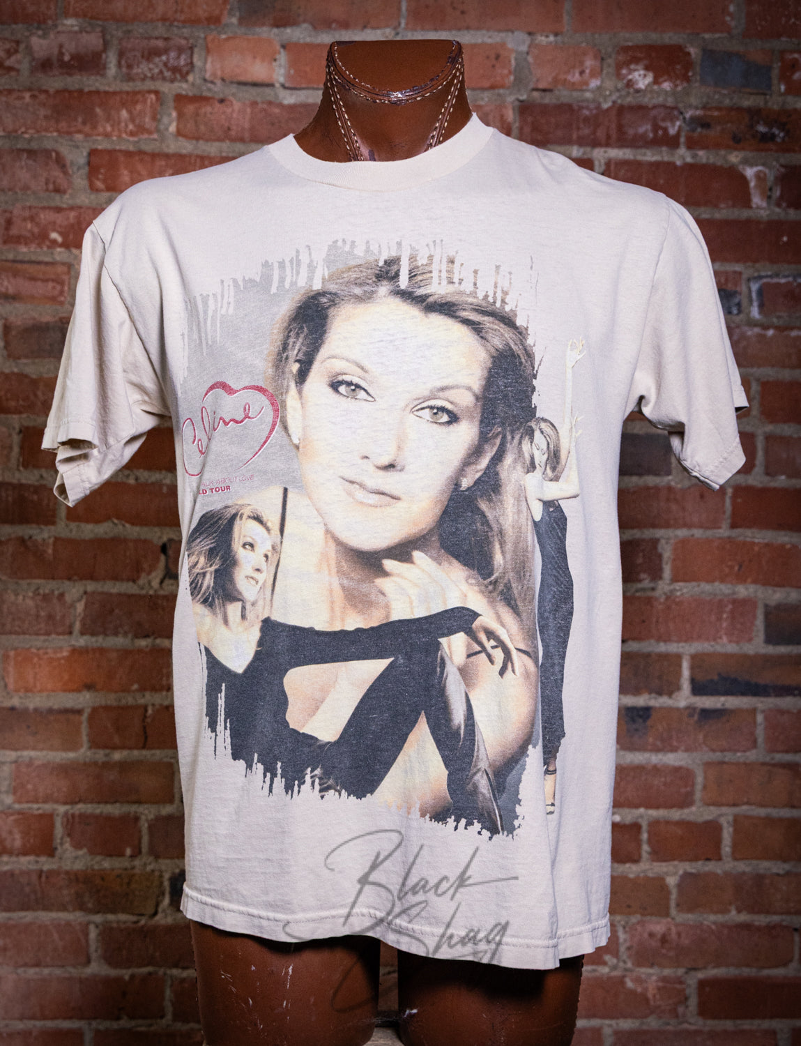Vintage 1998 Celine Dion Talk About Love Tour Concert T Shirt Large
